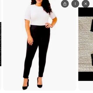 Vince Camuto Black Skinny Pants High-Waisted